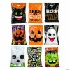 Best Pirce ⭐ 12 1/2" x 17" Bulk Medium 💀 Halloween Trick-or-Treat Plastic Goody Bag Assortment - 250 Pc. 👏