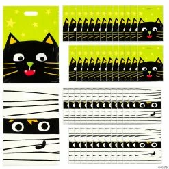 Buy 🔥 12" x 17" Large Plastic Ghoul Gang Goody Bags - 50 Pc. ✔️