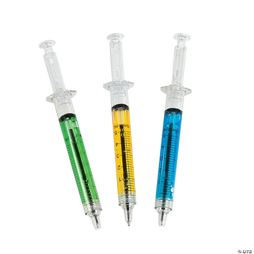 Discount โค๏ธ Assorted Colorful Syringe Pens - 12 Pc. ๐ฏ - Image 2
