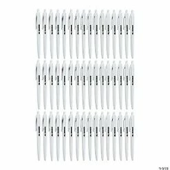 Coupon 🎉 Personalized White Retractable Pens - 48 Pc. ✨