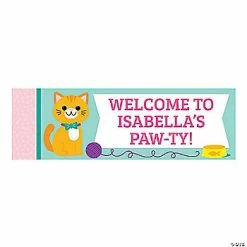 Outlet 😍 Personalized Cat Banner - Medium 🌟