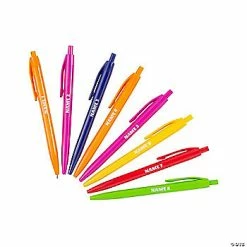 Best reviews of 🎉 Personalized Multi Name Solid Color Retractable Pen Assortment - 48 Pc. 🌟