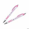 Hot Sale 🌟 Personalized Pink Ribbon Click Pens - 48 Pc. 🤩