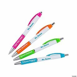 Cheap ✔️ Personalized Bright Positive Sayings Pens - 48 Pc. 😀
