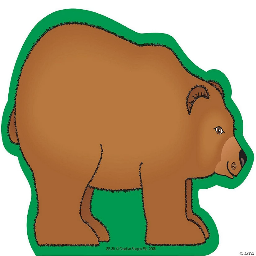 Budget ๐ Creative Shapes Etc. - Large Notepad - Bear/wild ๐ - Image 2