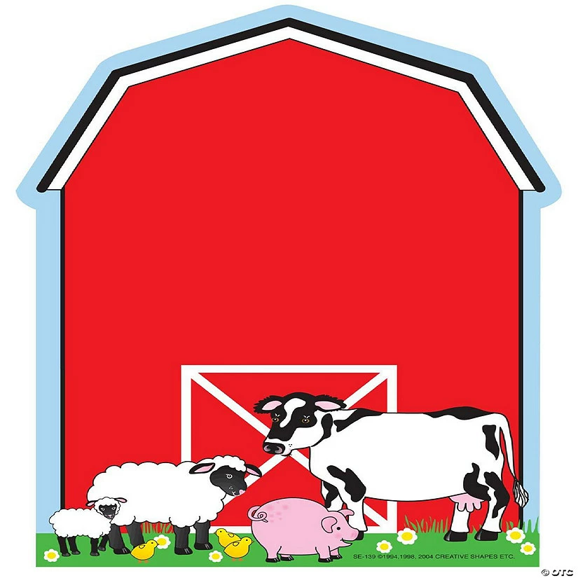 Flash Sale 😉 Creative Shapes Etc. - Large Notepad - Barn 👏 - Image 2