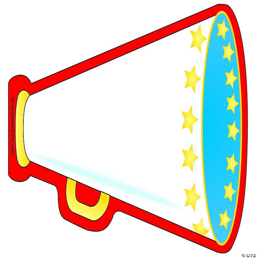 Best Sale ๐ Creative Shapes Etc. - Large Notepad - Megaphone ๐งจ - Image 2