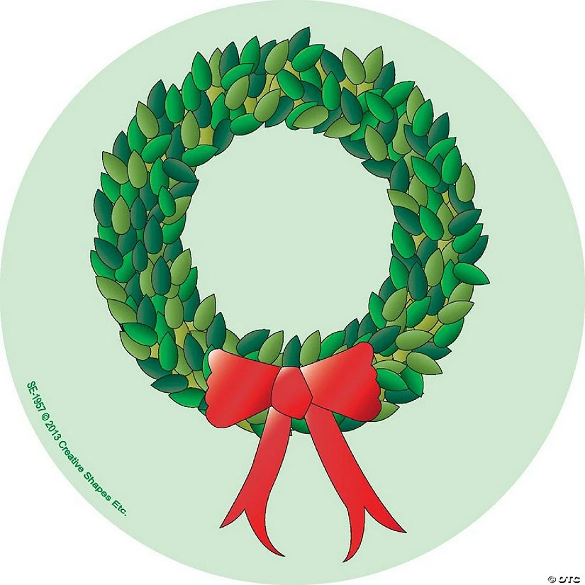 Budget 👏 Creative Shapes Etc. - Large Notepad - Wreath ✨ - Image 2