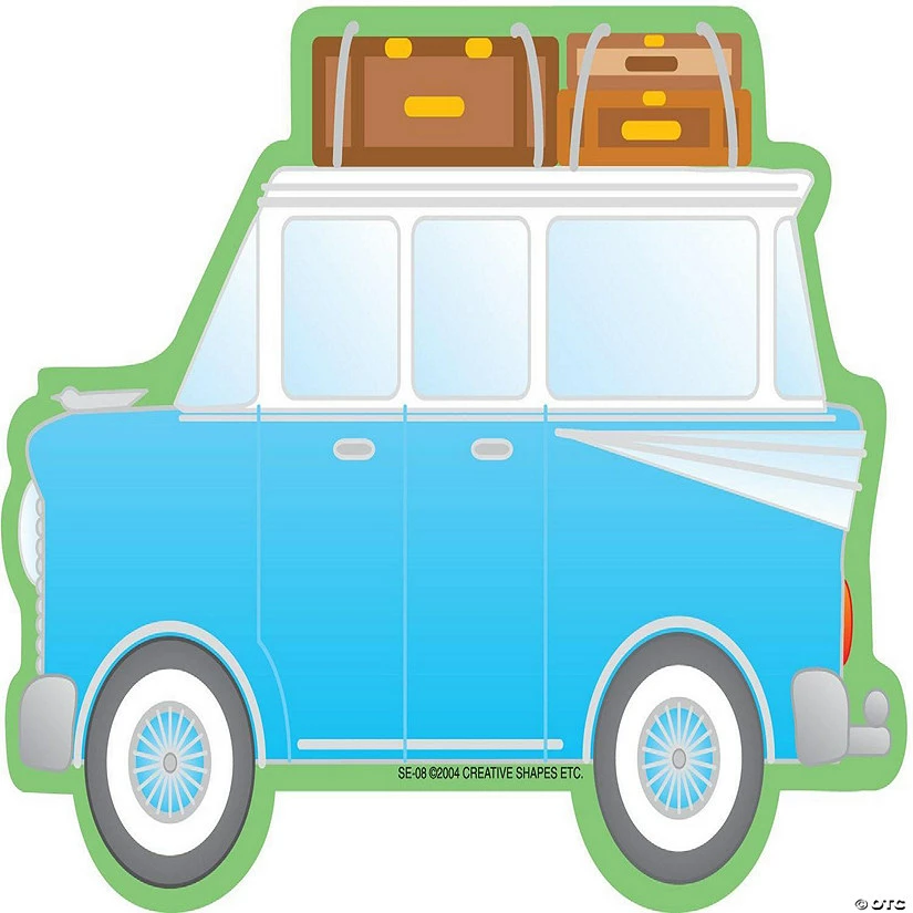 Wholesale 🤩 Creative Shapes Etc. - Large Notepad - Retro Car 👏 - Image 2