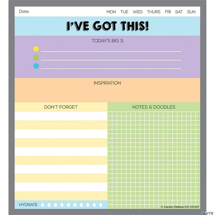 Best Sale ⭐ Carson Dellosa Education I've Got This Notepad 🥰 - Image 2