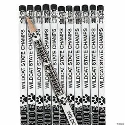 Best deal 🌟 Personalized Black Paw Pride Pencils - 24 Pc. 🎁