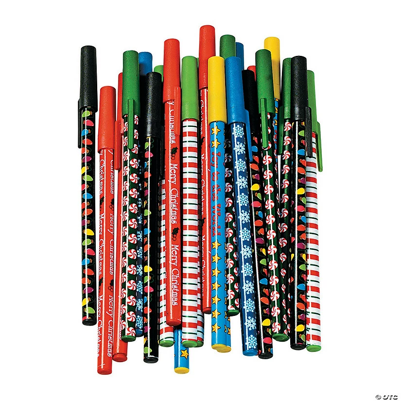 Flash Sale ⭐ Holiday Stick Pen Assortment - 24 Pc. ⭐ - Image 2