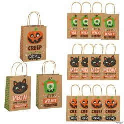 Top 10 🎁 6-1/2" x 9" Medium 🦇 Halloween Character Print Paper Gift Bags - 12 Pc. 😉