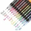 Cheapest 👏 AGPtEK 12 Colors Double Line Outline Pens Metallic Self-Outline Pen Markers 🥰