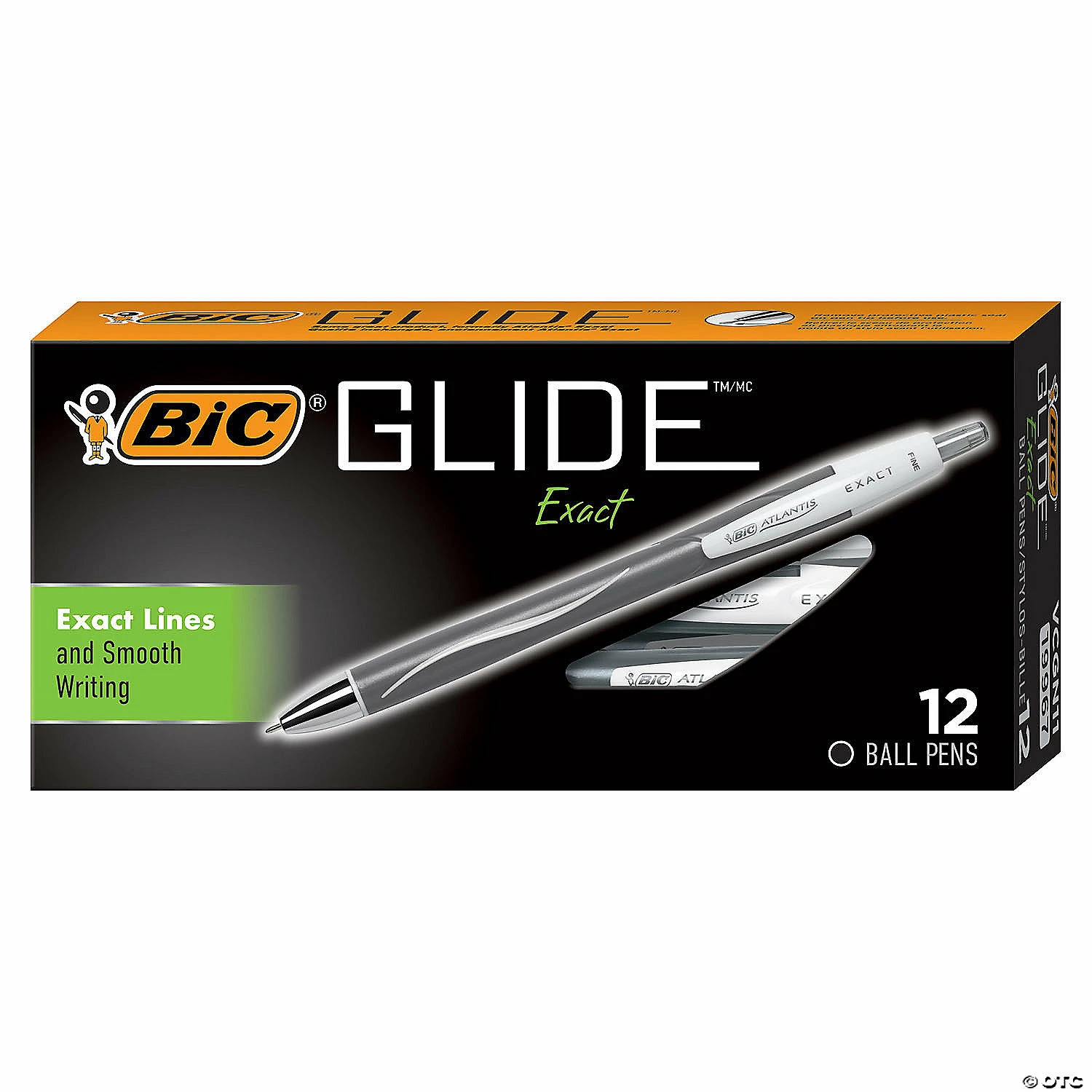Best reviews of 🎉 BIC Glide Exact Retractable Ball Point Pen, Fine Point (0.7 mm), Black, 12 Count ⭐