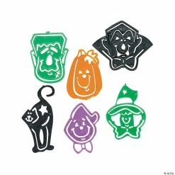 Hot Sale 🎁 Bulk 🧛 Halloween Character Stencil Bookmarks - 144 Pc. 😍