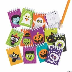 New 🧨 Bulk 🎃 Halloween Mini Spiral Notepad Assortment 😀