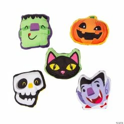 Discount 😍 Bulk 🦇 Halloween Stuffed Flat Character Assortment - 50 Pc. 🎉