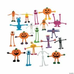 Cheapest 🌟 Bulk Mega 🎃 Halloween Bendable Assortment - 100 Pc. ⌛