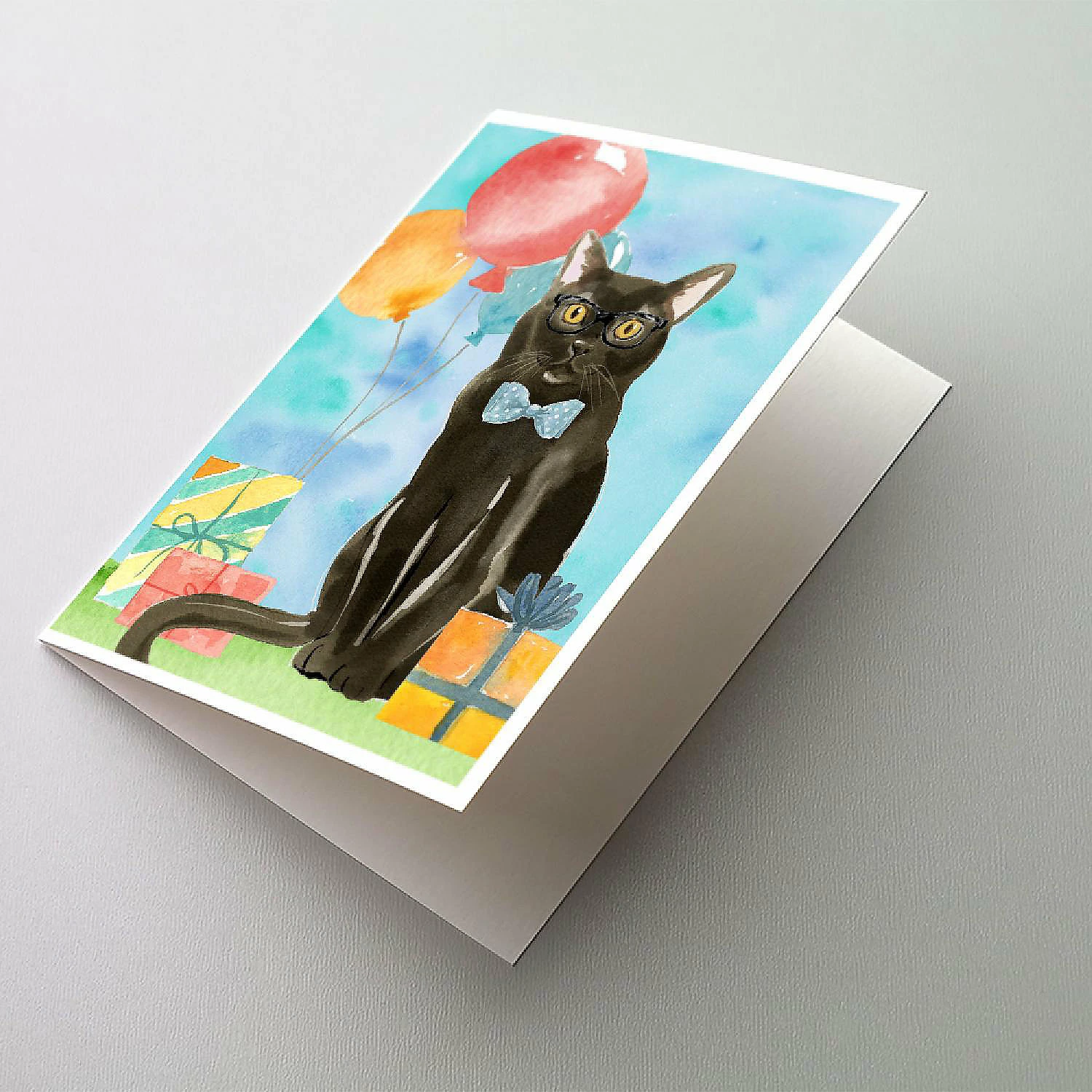 Cheap โ Caroline's Treasures ๐ฅณ Birthday, Bombay Happy ๐ฅณ Birthday Greeting Cards and Envelopes Pack of 8, 7 x 5, Cats ๐
