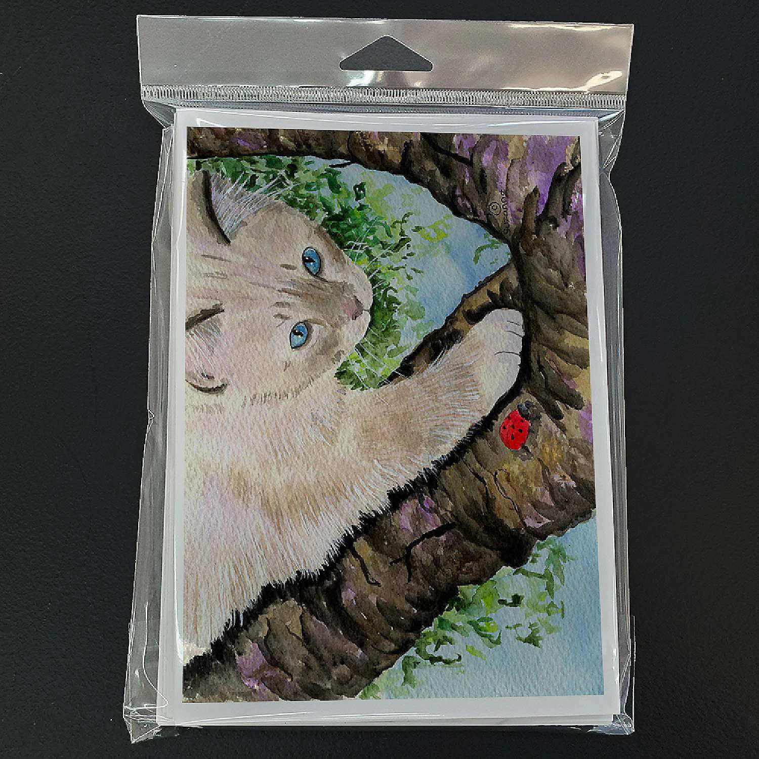 Coupon ❤️ Caroline's Treasures Cat - Birman Greeting Cards and Envelopes Pack of 8, 7 x 5, Cats 🔥 - Image 3