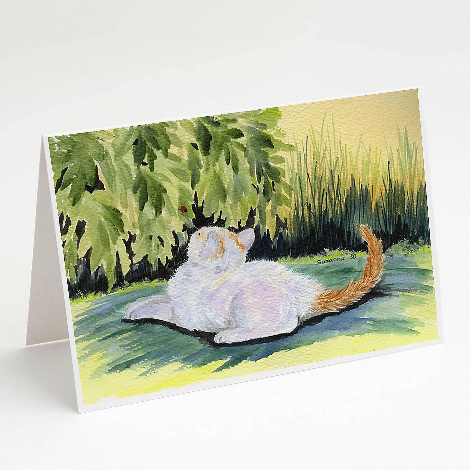 Buy 🔥 Caroline's Treasures Cat Greeting Cards and Envelopes Pack of 8, 7 x 5, Cats ✨
