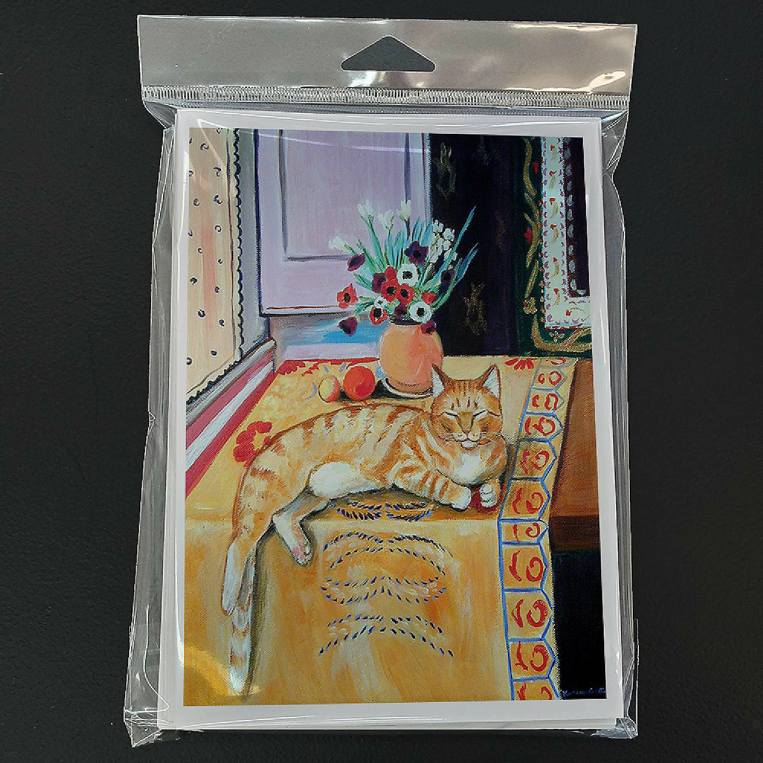 Brand new ๐ Caroline's Treasures Cat Greeting Cards and Envelopes Pack of 8, 7 x 5, Cats ๐คฉ - Image 3