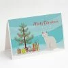 Coupon 👏 Caroline's Treasures ❄ Christmas, Aphrodite Giant Cat Merry ❄ Christmas Greeting Cards and Envelopes Pack of 8, 7 x 5, Cats ❤️