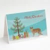 Buy ⭐ Caroline's Treasures 🎅 Christmas, Australian Mist #1 Cat Merry 🎅 Christmas Greeting Cards and Envelopes Pack of 8, 7 x 5, Cats 👏