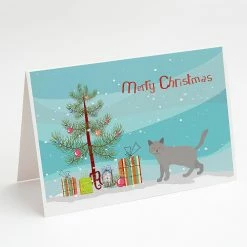 Best reviews of 😉 Caroline's Treasures ❄ Christmas, Chartreux #2 Cat Merry ❄ Christmas Greeting Cards and Envelopes Pack of 8, 7 x 5, Cats 👍