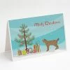Brand new 🛒 Caroline's Treasures 🔔 Christmas, Highlander Lynx #1 Cat Merry 🔔 Christmas Greeting Cards and Envelopes Pack of 8, 7 x 5, Cats 🎁