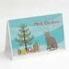 Cheap ❤️ Caroline's Treasures 🎄 Christmas, Malayan Cat Merry 🎄 Christmas Greeting Cards and Envelopes Pack of 8, 7 x 5, Cats 🤩