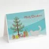 Discount 🎉 Caroline's Treasures 🔔 Christmas, Munchkin #2 Cat Merry 🔔 Christmas Greeting Cards and Envelopes Pack of 8, 7 x 5, Cats 🎉