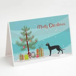 Cheap 🧨 Caroline's Treasures 🎄 Christmas, Oriental Shorthair #1 Cat Merry 🎄 Christmas Greeting Cards and Envelopes Pack of 8, 7 x 5, Cats ✨