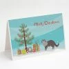Buy 👏 Caroline's Treasures 🔔 Christmas, Siberian Forest #1 Cat Merry 🔔 Christmas Greeting Cards and Envelopes Pack of 8, 7 x 5, Cats 😀