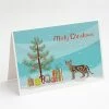 Coupon 🤩 Caroline's Treasures 🎄 Christmas, Sokoke Cat Merry 🎄 Christmas Greeting Cards and Envelopes Pack of 8, 7 x 5, Cats 🔔