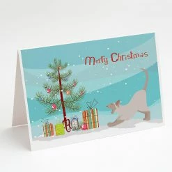 Top 10 👏 Caroline's Treasures ❄ Christmas, Thai Lilac Cat Merry ❄ Christmas Greeting Cards and Envelopes Pack of 8, 7 x 5, Cats 😀