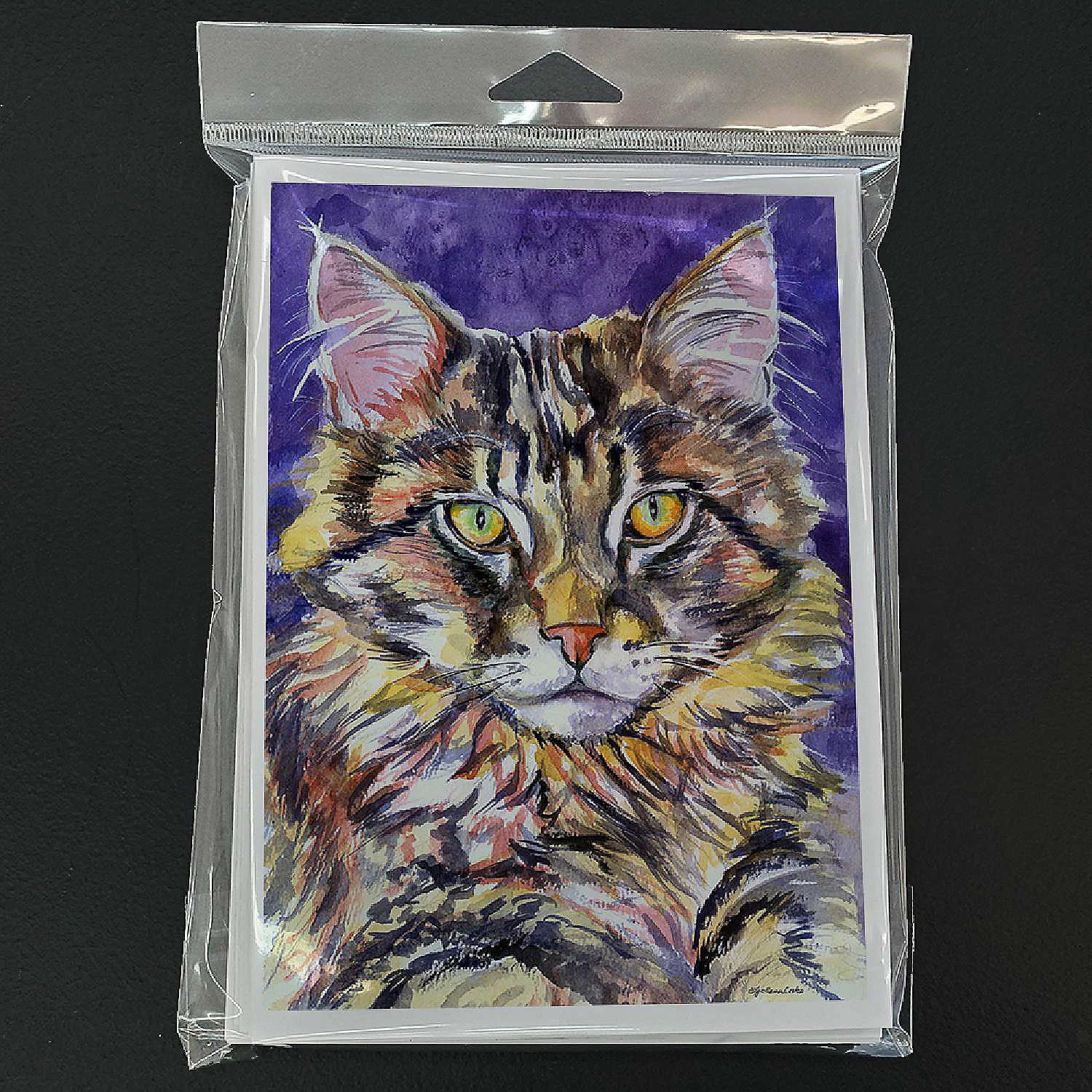 Best Sale ๐ Caroline's Treasures Maine Coon Sassy Greeting Cards and Envelopes Pack of 8, 7 x 5, Cats ๐ - Image 3