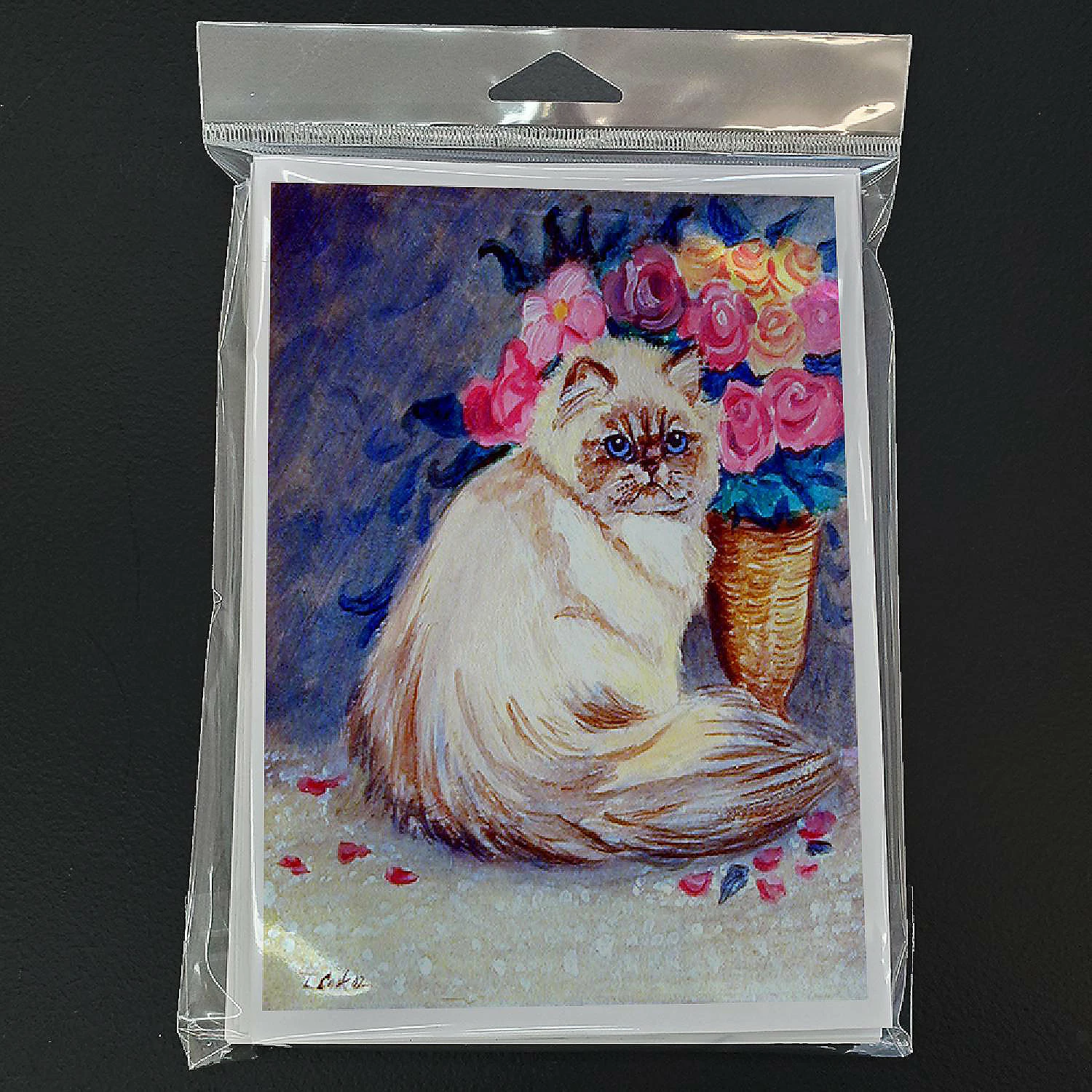 Promo ๐ Caroline's Treasures Persian Cat Greeting Cards and Envelopes Pack of 8, 7 x 5, Cats โ๏ธ - Image 3