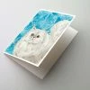 New 👏 Caroline's Treasures Persian Winter Snowflakes Greeting Cards and Envelopes Pack of 8, 7 x 5, Cats 🌟