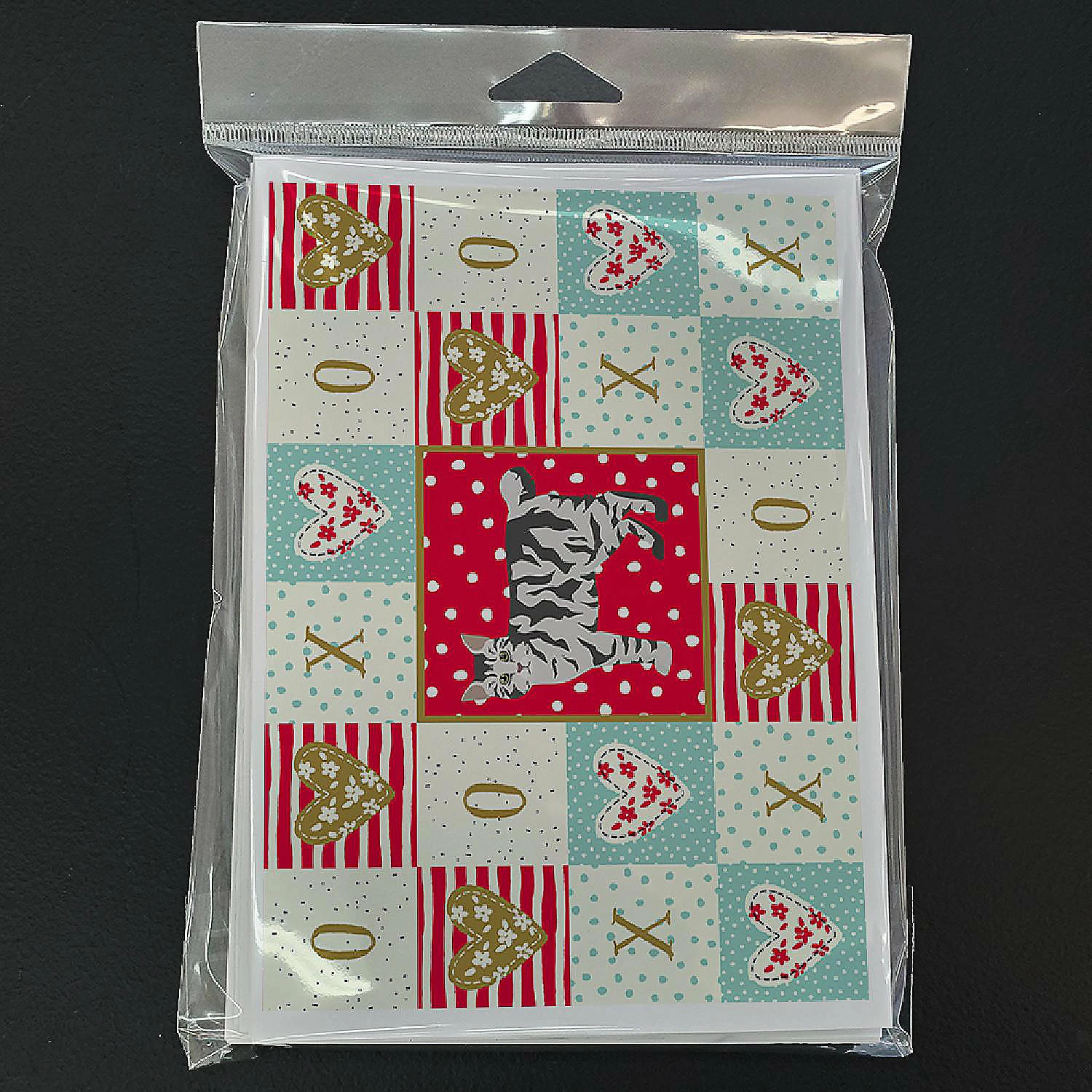 Wholesale 👍 Caroline's Treasures Valentine's Day, American Bobtail #1 Cat Love Greeting Cards and Envelopes Pack of 8, 7 x 5, Cats ✔️ - Image 3