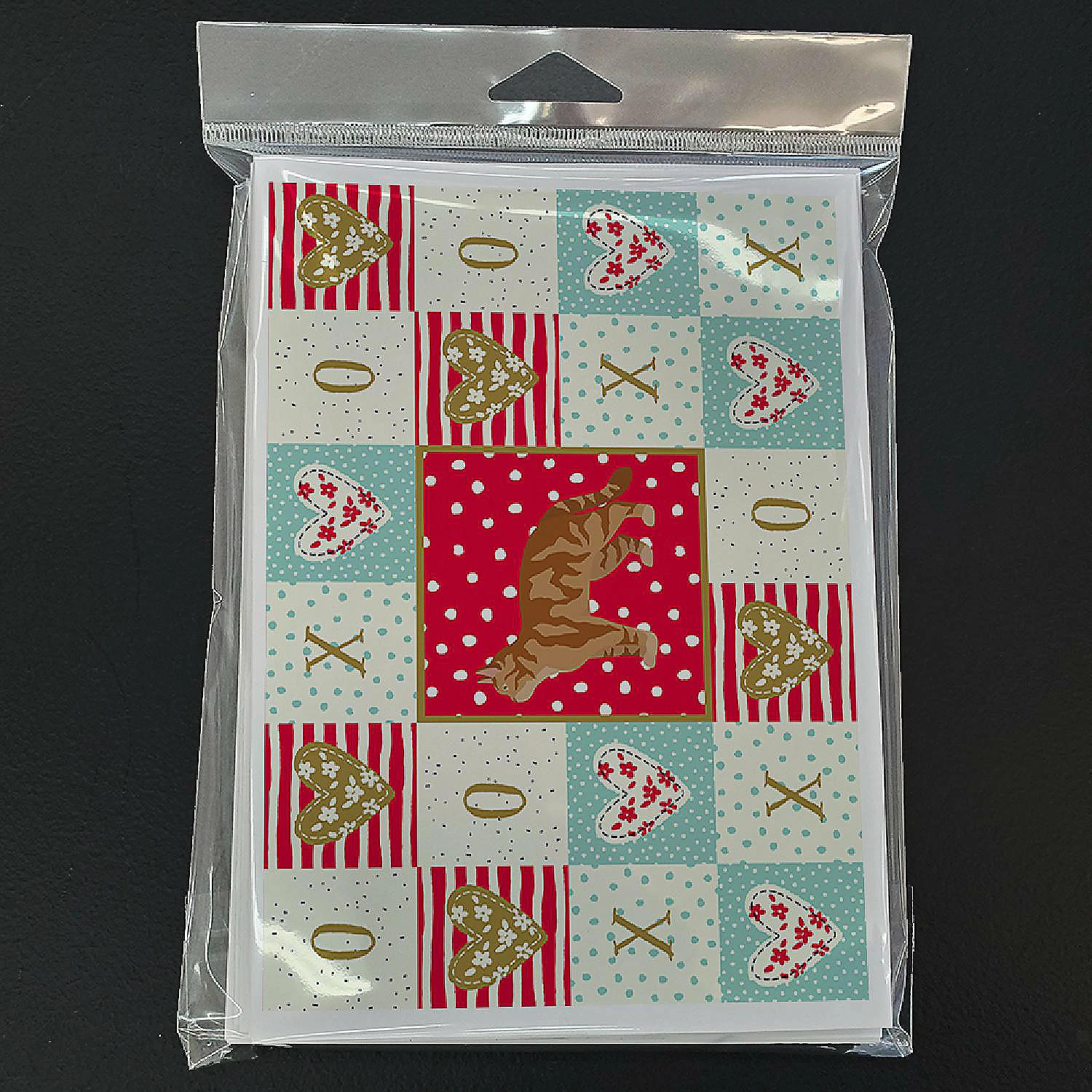 Discount ⭐ Caroline's Treasures Valentine's Day, American Wirehair #2 Cat Love Greeting Cards and Envelopes Pack of 8, 7 x 5, Cats 😍 - Image 3