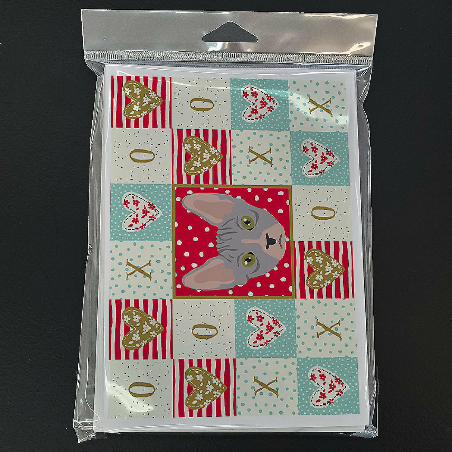 Outlet ๐ Caroline's Treasures Valentine's Day, Bambino Cat Love Greeting Cards and Envelopes Pack of 8, 7 x 5, Cats ๐ - Image 3