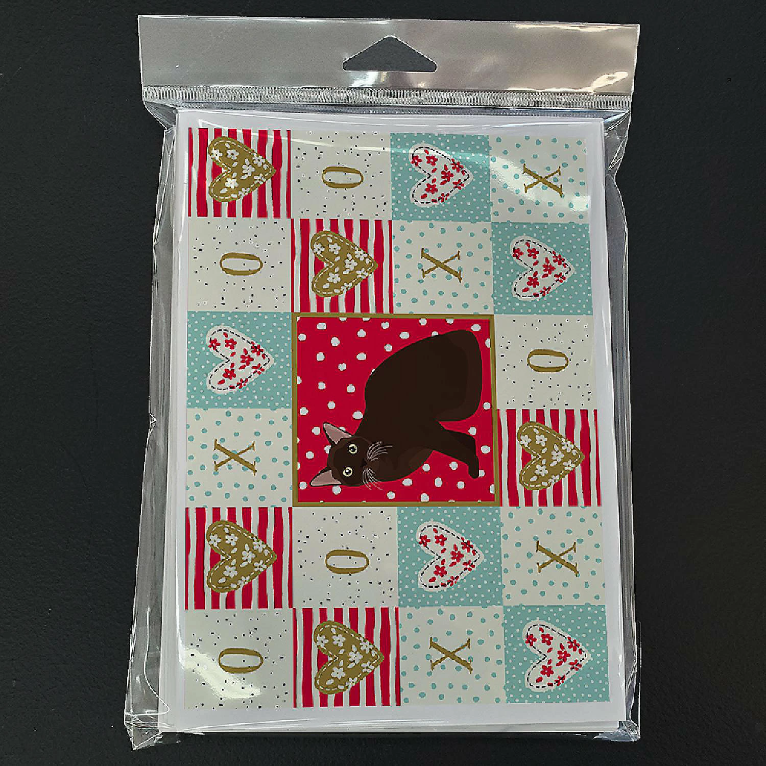 Cheap 😍 Caroline's Treasures Valentine's Day, Burmese Cat Love Greeting Cards and Envelopes Pack of 8, 7 x 5, Cats 💯 - Image 3