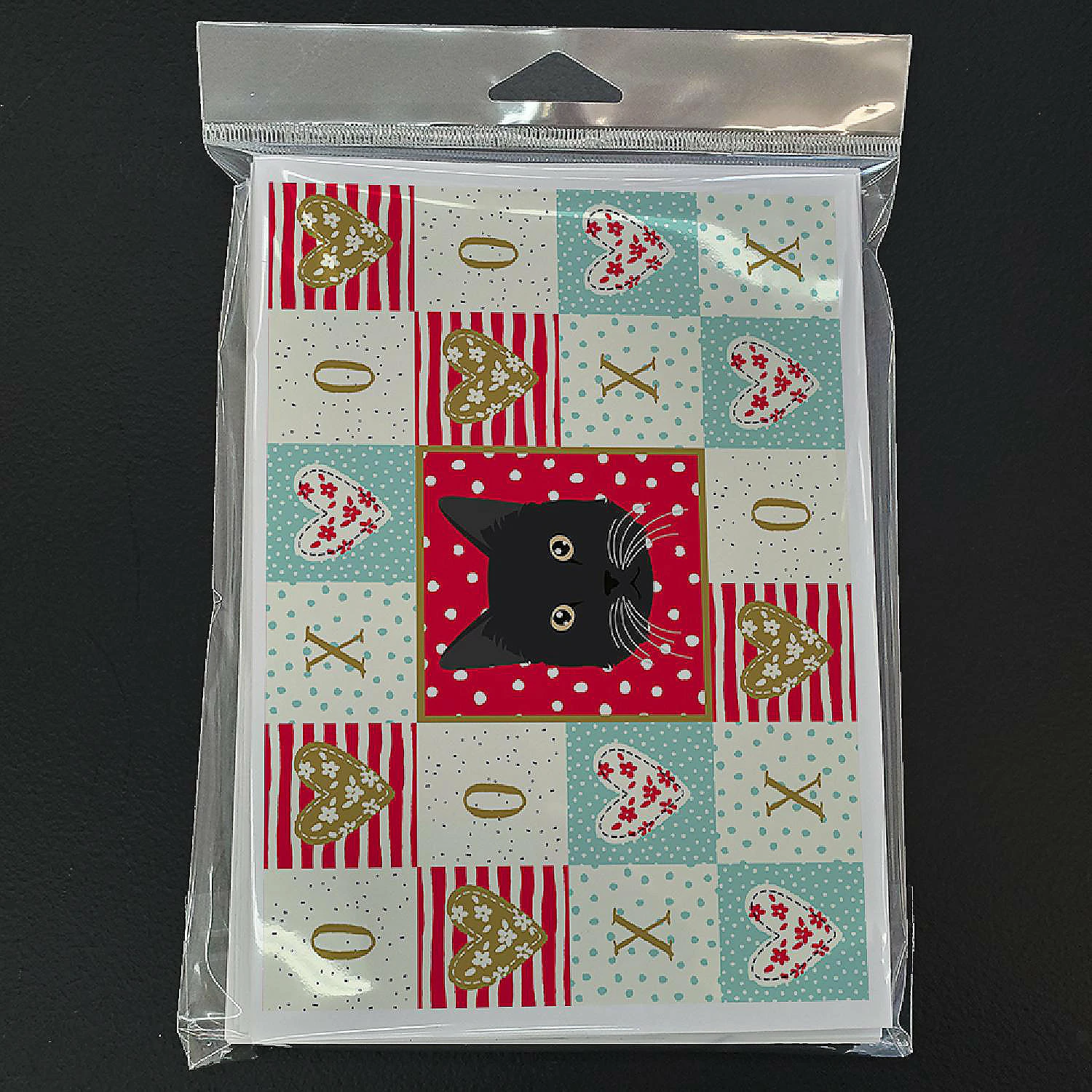 Buy 🧨 Caroline's Treasures Valentine's Day, Chantilly Tiffany Cat Love Greeting Cards and Envelopes Pack of 8, 7 x 5, Cats 🧨 - Image 3