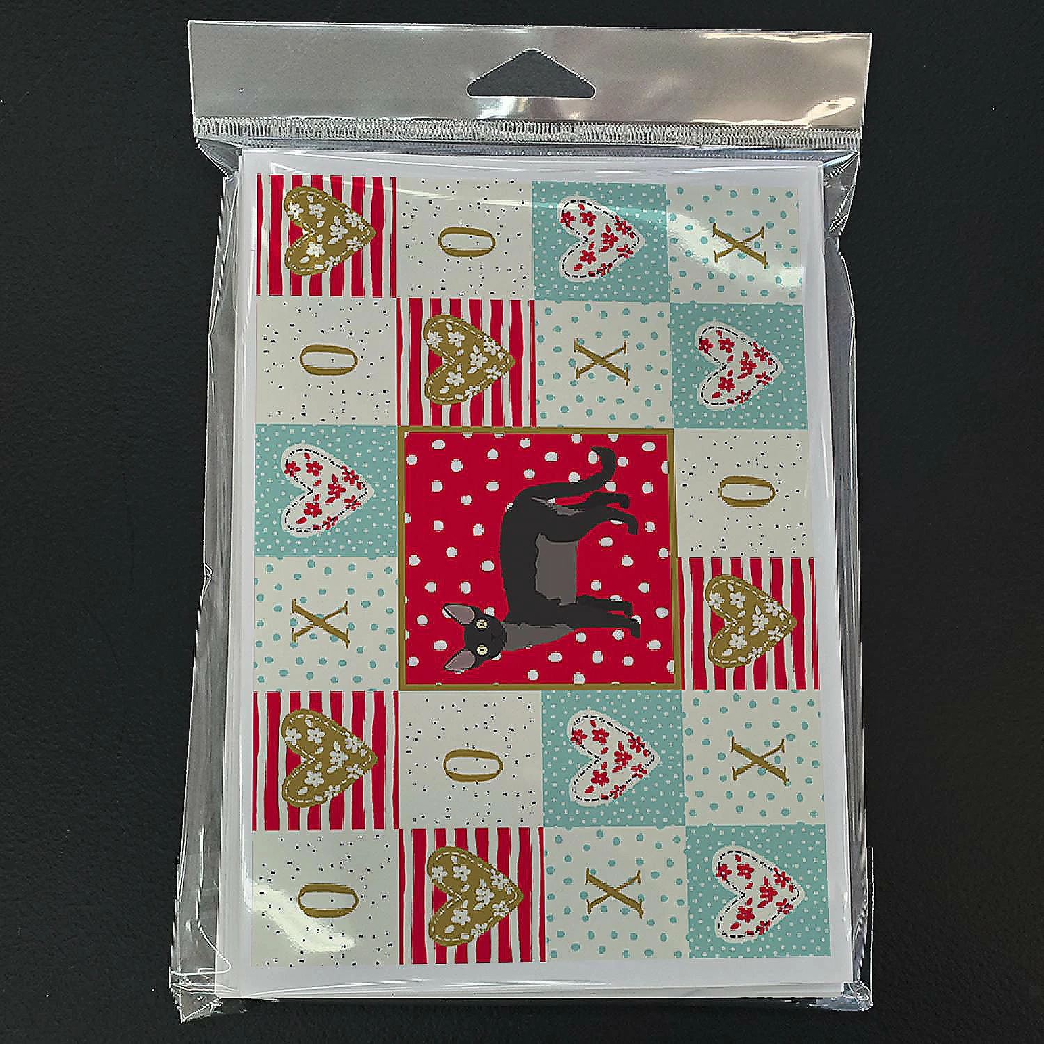 Cheapest ⭐ Caroline's Treasures Valentine's Day, Devon Rex Cat Love Greeting Cards and Envelopes Pack of 8, 7 x 5, Cats ❤️ - Image 3