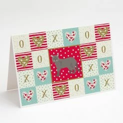 Best Sale ⌛ Caroline's Treasures Valentine's Day, European Burmese Cat Love Greeting Cards and Envelopes Pack of 8, 7 x 5, Cats 😀