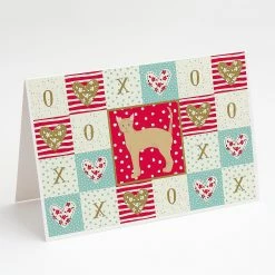 Budget ✔️ Caroline's Treasures Valentine's Day, German Rex #2 Cat Love Greeting Cards and Envelopes Pack of 8, 7 x 5, Cats 🎉