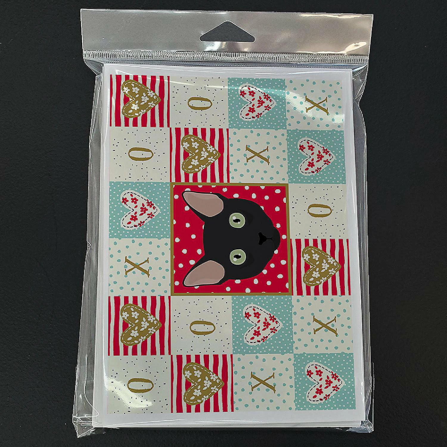 Cheap ๐งจ Caroline's Treasures Valentine's Day, Mandalay Cat Love Greeting Cards and Envelopes Pack of 8, 7 x 5, Cats ๐ - Image 3