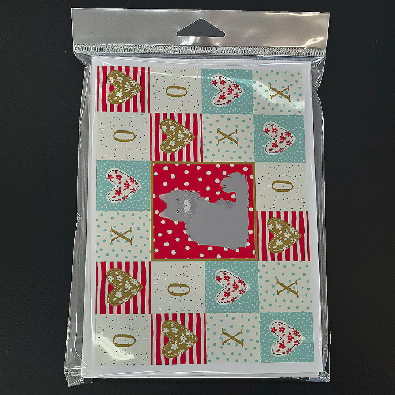 Cheap 👏 Caroline's Treasures Valentine's Day, Norwegian Forest Cat Love Greeting Cards and Envelopes Pack of 8, 7 x 5, Cats 🎉 - Image 3